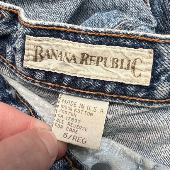 Vintage Button Fly High Rise Ribcage Straight Leg Relaxed Fit Faded Denim Jeans - Picture 6 of 8